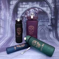 Halloween Sports Water Bottles Leak Proof Water Cups Travel Drinkware