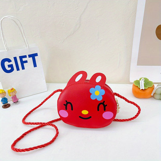 Kids Cartoon Rabbit Crossbody Bag Coin Purse for Girls
