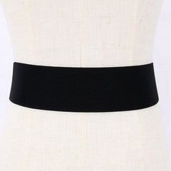 Rhinestone Belt Crystal Buckle Elastic Waistband for Women Girls
