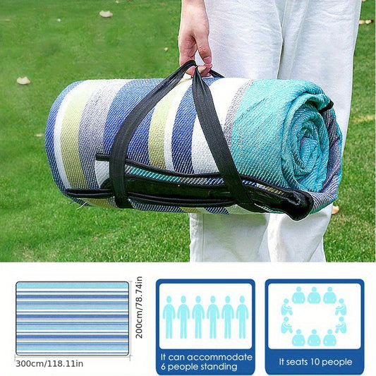 1pc Picnic Mat Folding Lightweight Portable Blanket For Outdoor Camping Picnic