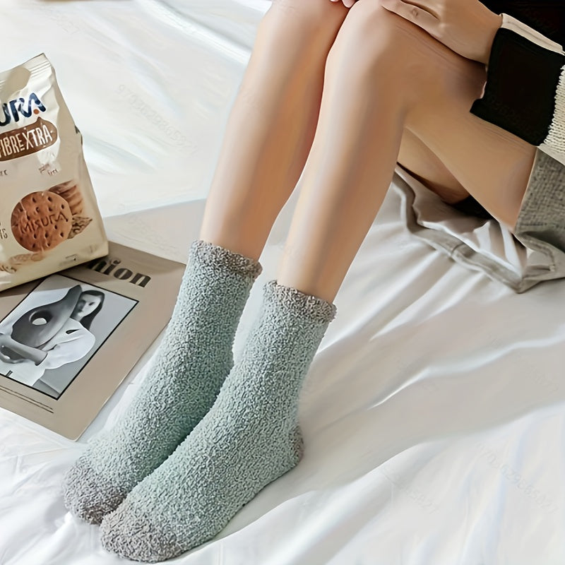 5 Pairs Thickened Warm Winter Casual Socks