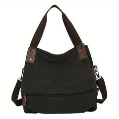 Large Capacity Shoulder Bag Casual Storage Bag For Work Women Solid Bag