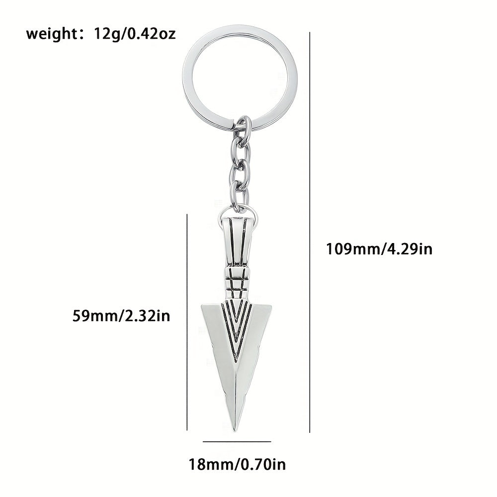 Small Rapier Metal Keychain for Men Backpack