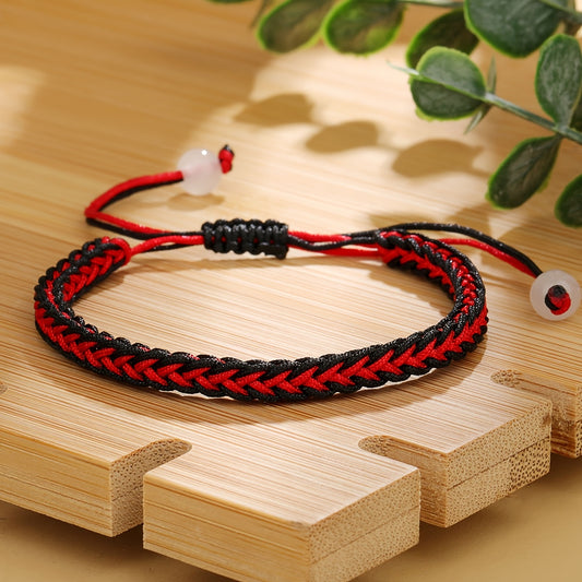 Red String Bracelet Braided Adjustable Women Girls Birthday Gift