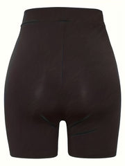  Women's Heart & Letter Print High Rise Skinny Shorts