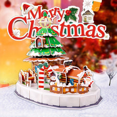 3pcs 3D Model Puzzle Large-scale Real Building Christmas Gift
