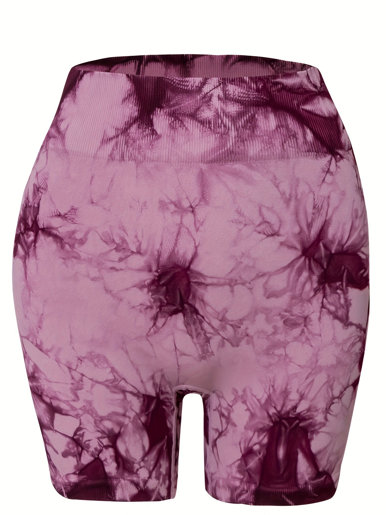 High Waist Tie Dye Yoga Shorts for Women