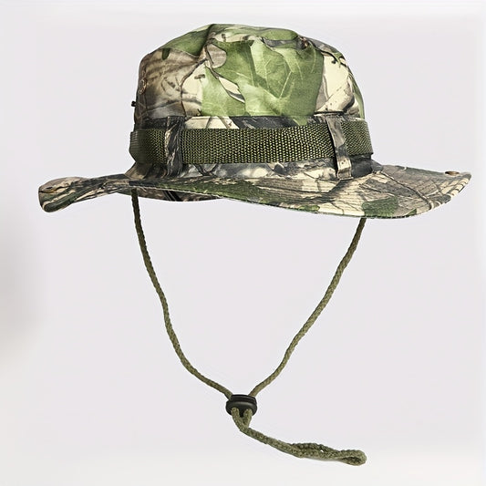 Army Green Boonie Hat Sun Protection Fishing Hat Wide Brim