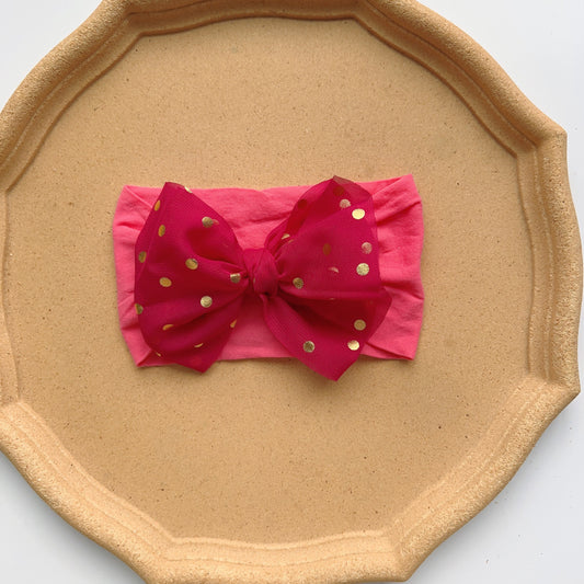 Lace Butterfly Tie Hair Band for Baby Girls