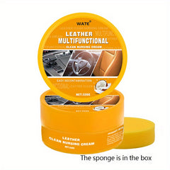 330g Car Leather Care Cleaning Cream Strong Stain Remover Wash Car Interior