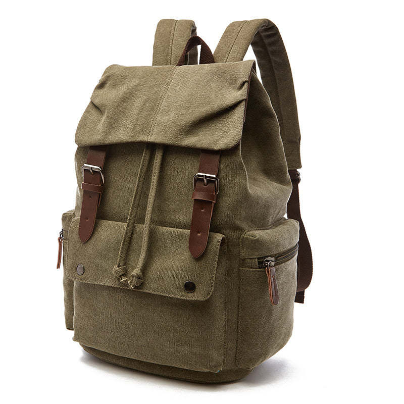 Outdoor Leisure Retro Travel Canvas Backpack Computer Backpack