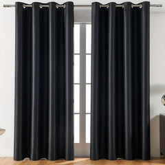 Solid Blackout Curtains for Home Decoration