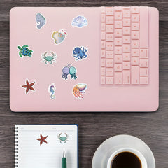 500pcs Ocean Stickers Roll - Waterproof Vinyl Decal