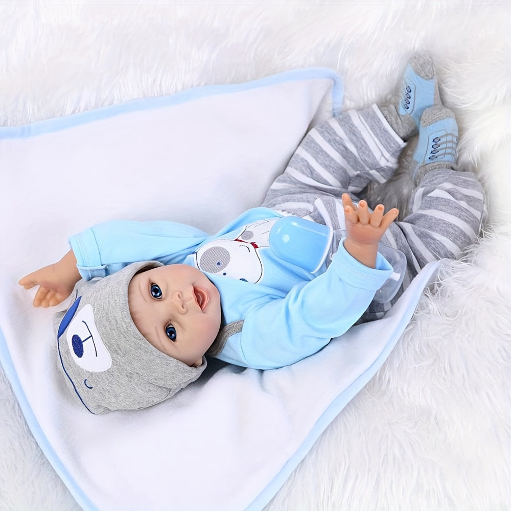 Realistic Newborn Baby Doll with Accessories