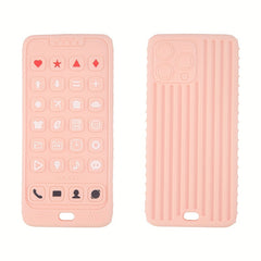 Soft Teether For Babies Phone - Teething Toy For Babies Boys Girls