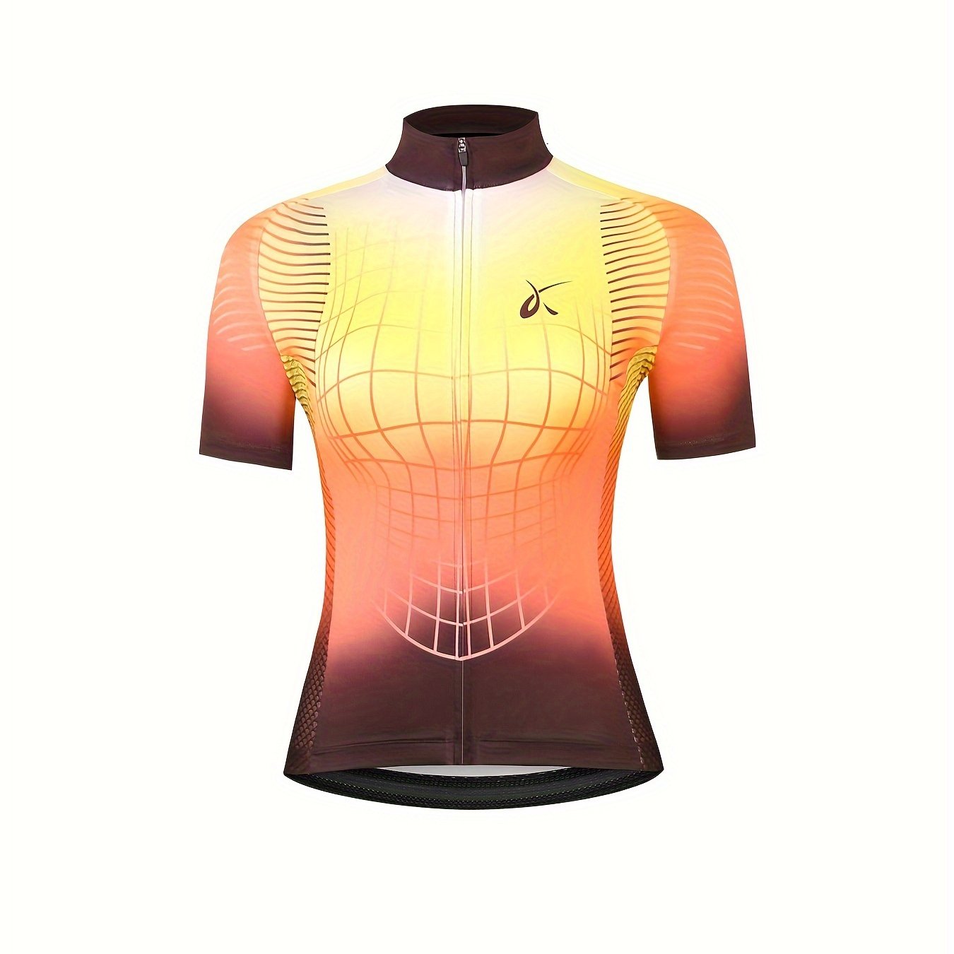Women's Cycling Jersey Short Sleeve Sports Top Zip Moisture Wicking