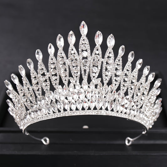 Bridal Crystal Rhinestone Wedding Crown Tiara Headpiece