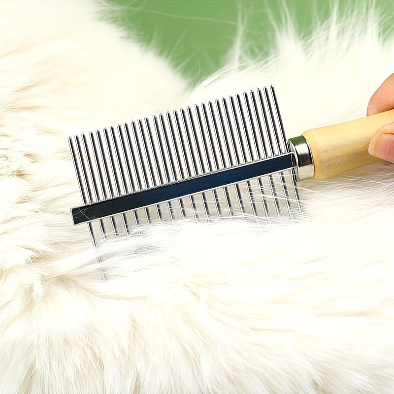 Double Sided Pet Comb For Grooming & Massaging Dogs Cats