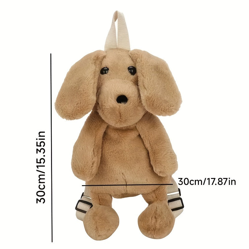 Cartoon Dog Plush Backpack for Kids
