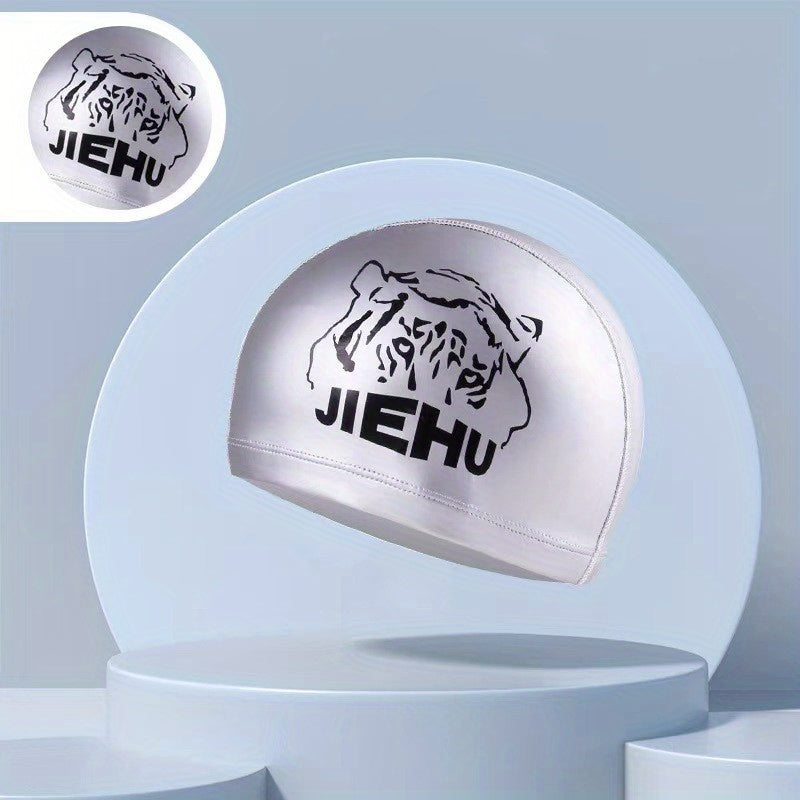 Unisex High Elasticity Swimming Cap for Big Heads