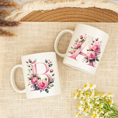 27pcs Pink Floral Alphabet UV Transfer Paper Waterproof Self Adhesive Decals