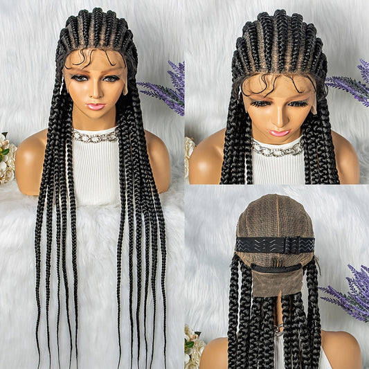 Synthetic Braided Full Lace Wigs 11 Braids Twisted Wigs