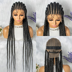 Synthetic Braided Full Lace Wigs 11 Braids Twisted Wigs
