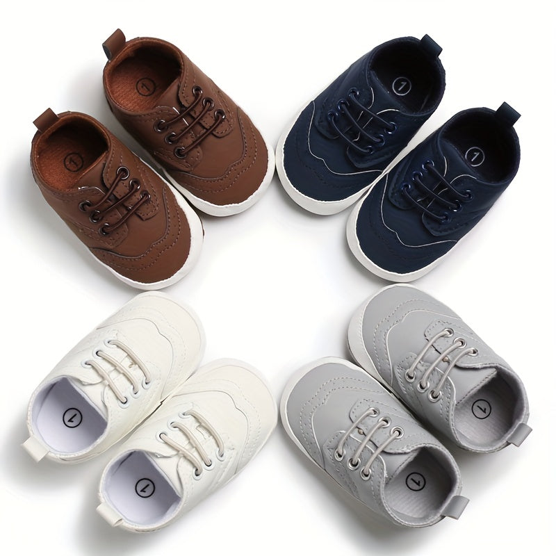 Baby Boys' Casual Sneakers Soft Sole Non Slip Toddler Shoes