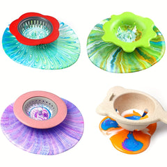 5pc Christmas Flower Painting Kit with Drainage Basket