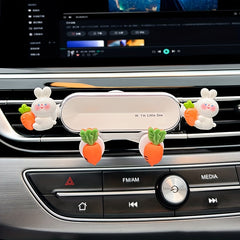 Car Phone Holder Phone Navigation Anti Shake Bracket Cartoon Style