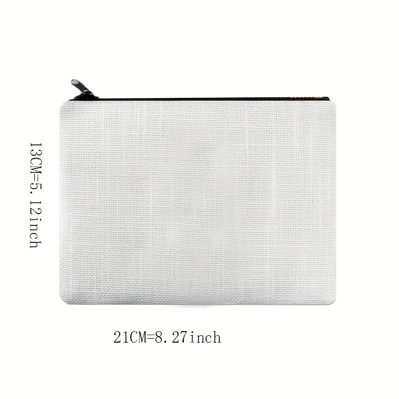 Moon Print Carry All Pouch Zipper Storage Bag Cosmetic Coin Purse