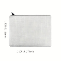 Moon Print Carry All Pouch Zipper Storage Bag Cosmetic Coin Purse