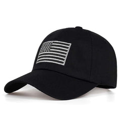 American Flag Embroidered Baseball Cap