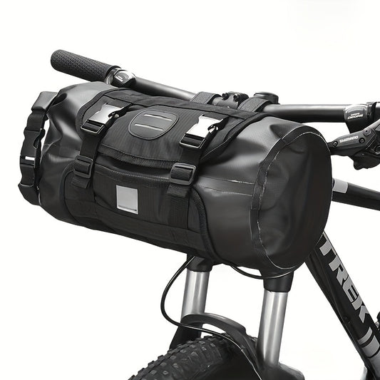 Bike Front Bag Mesh Cloth Plaid Cloth Riding Equipment Bag