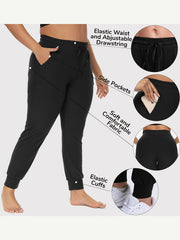  Drawstring Running Pants with Pockets