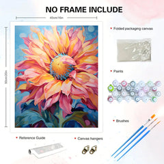 Sunflower Acrylic Painting Kit 40x50 Unframed Beginner Art Set