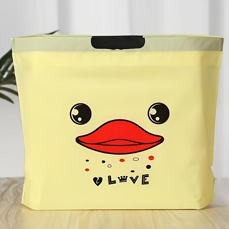 5pcs Cute Duck Xmas Gift Bag Cartoon Clothing Shopping Holiday G