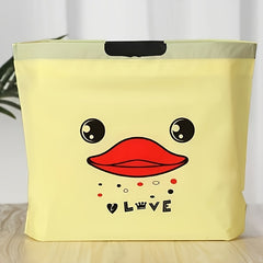 5pcs Cute Duck Xmas Gift Bag Cartoon Clothing Shopping Holiday G