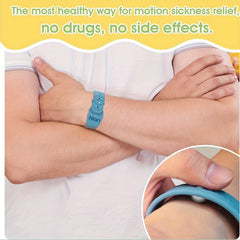2pcs Motion Sickness Bands Adjustable Wristbands Relief Waterproof Band
