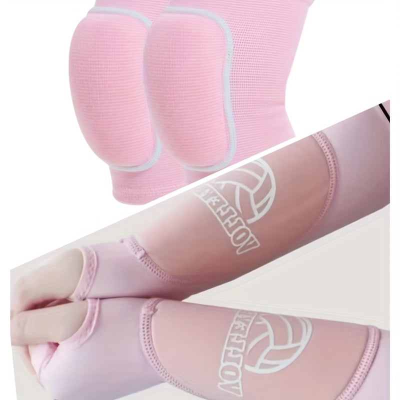 Volleyball Arm Sleeves and Knee Pads Set