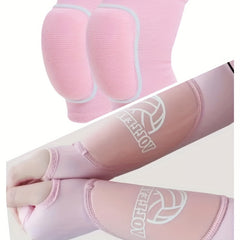 Volleyball Arm Sleeves and Knee Pads Set