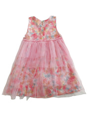 Girls Cute Flower Sleeveless Dress for Summer