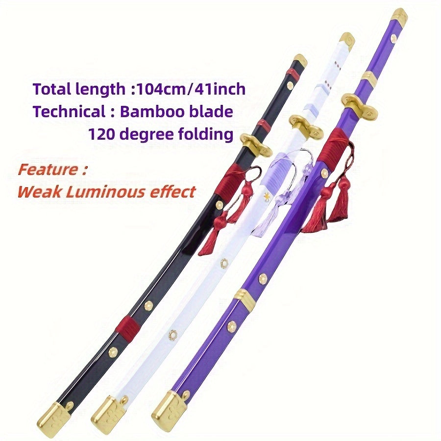 Bamboo Anime Sword Katana Samurai Role Playing Sword for Cosplay