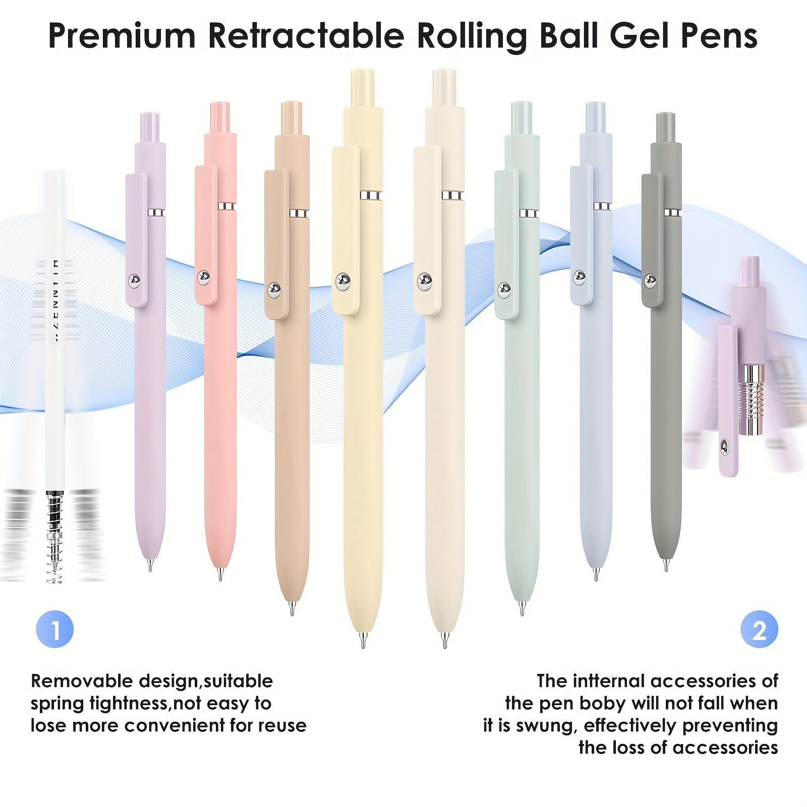 Gel Pen Fine Tip 0.5mm Smooth Writing Japanese Pen Office Supplies