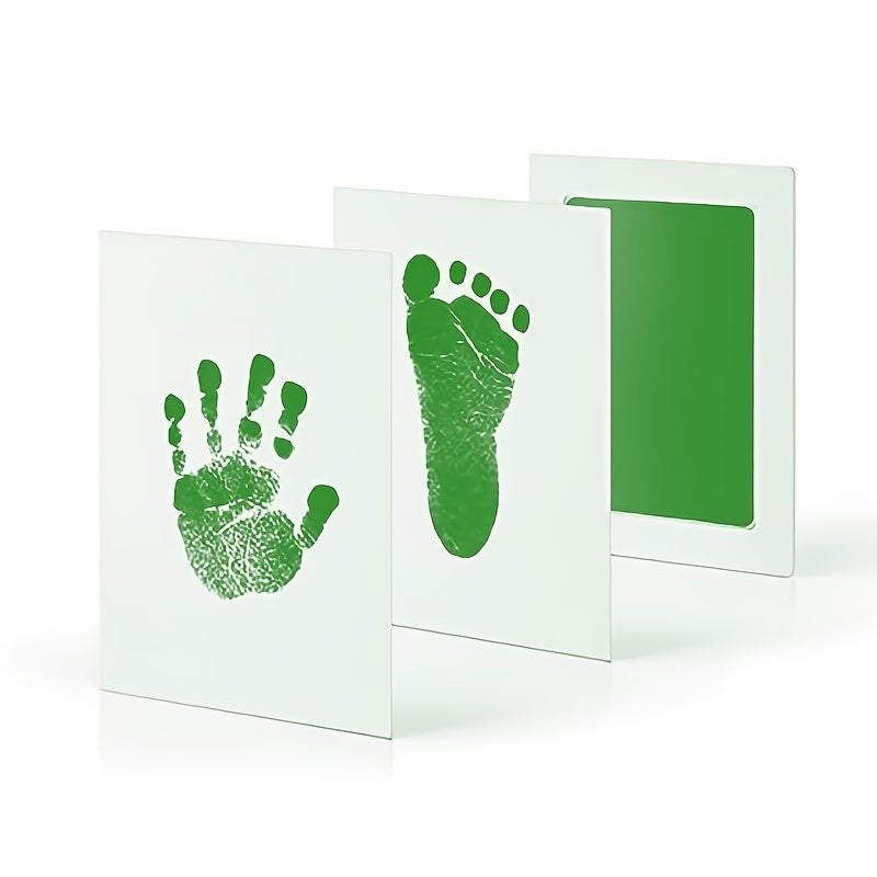 DIY Hand And Footprint Kit Ink Pads Photo Frame for Toddlers Souvenir