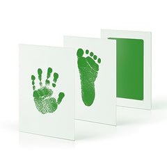 DIY Hand And Footprint Kit Ink Pads Photo Frame for Toddlers Souvenir