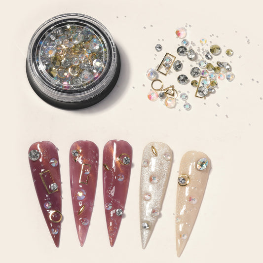 1 Box Mixed Nail Art Decoration