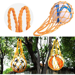 1pc Nylon Basketball Net Bag Soccer Football Mesh Storage Holder