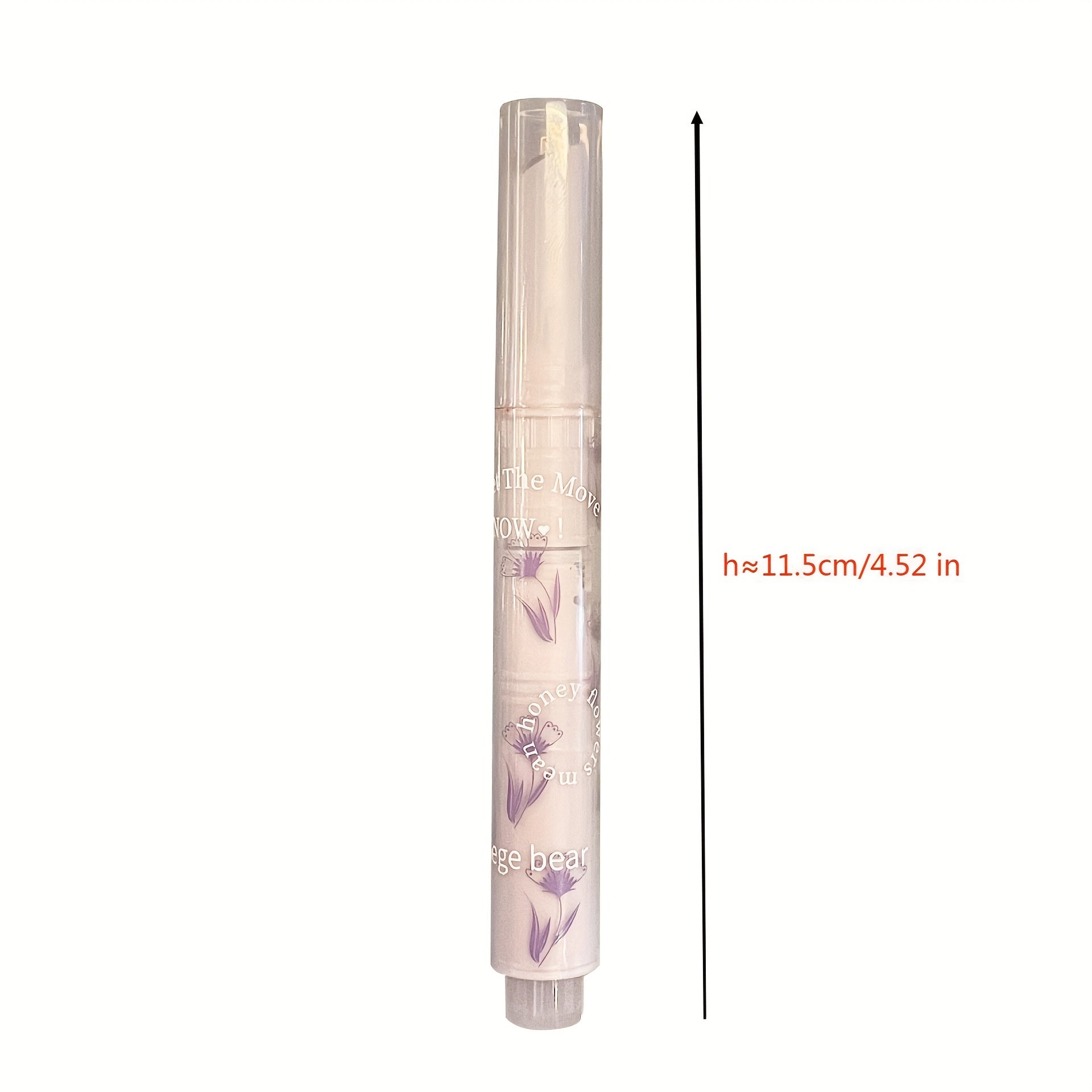 Small Flower Clear Lip Glaze Love Jelly Mirror Lipstick