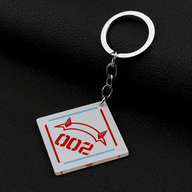 National Team 02 Square Double X Acrylic Keychain